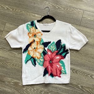 Vintage Short Sleeve Sweater